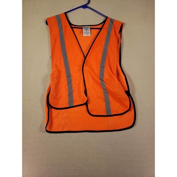 Body Guard Vest Unisex One Size Orange Sleeveless 100% Polyester Safety Gear - Picture 1 of 7